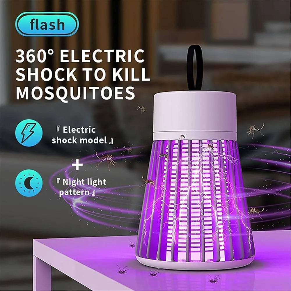 Electric Shock Mosquito Killer Lamp USB Fly Trap Zapper Insect Killer