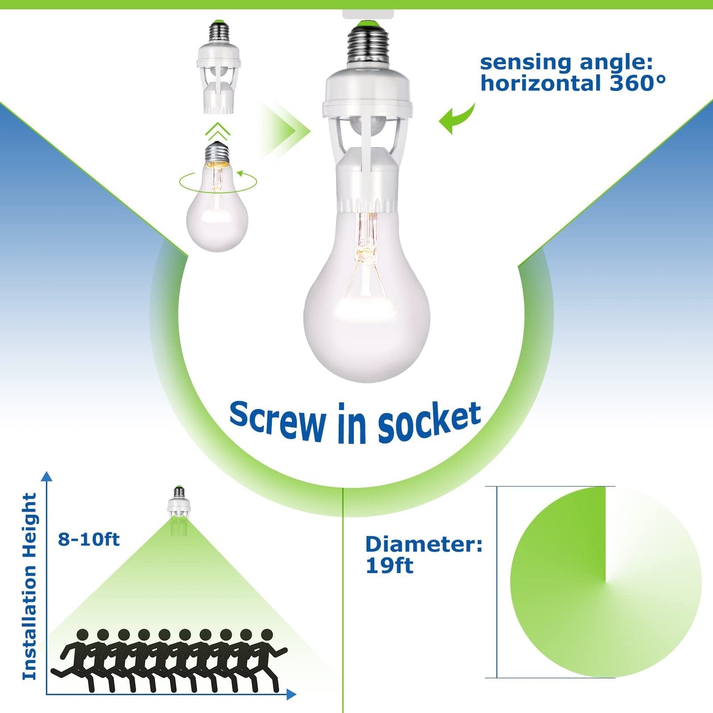 Motion Sensor Bulb Holder Upto 50% OFF