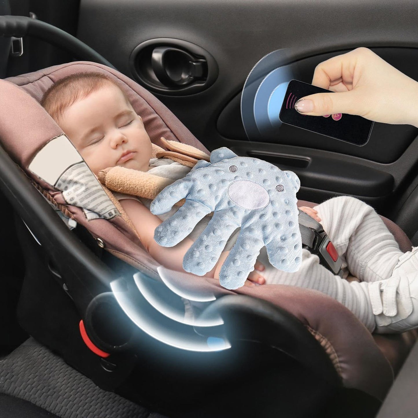 Rechargeable RC Baby Plush Patting Hand Soother