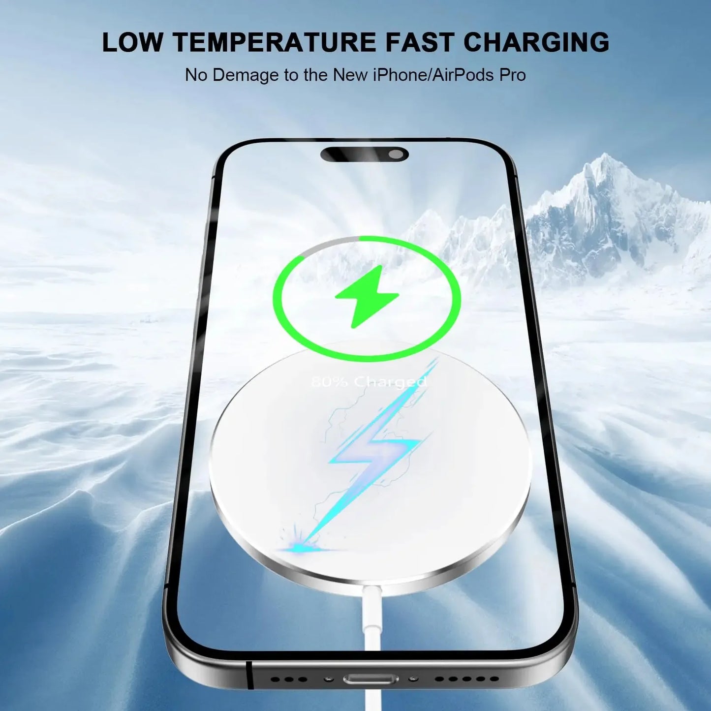 Magsafe Wireless Charger for Apple Iphone 40W Fast Charging with Cable