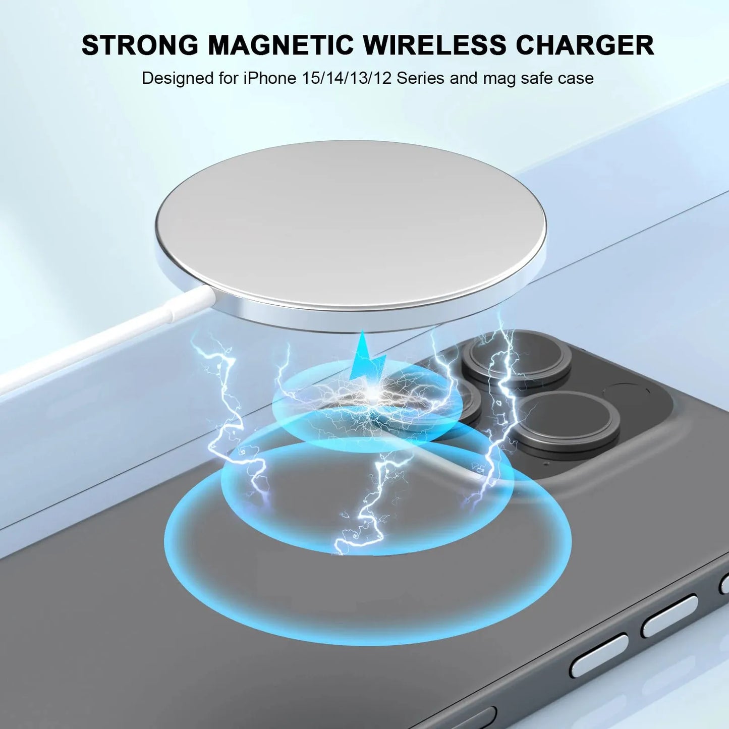 Magsafe Wireless Charger for Apple Iphone 40W Fast Charging with Cable