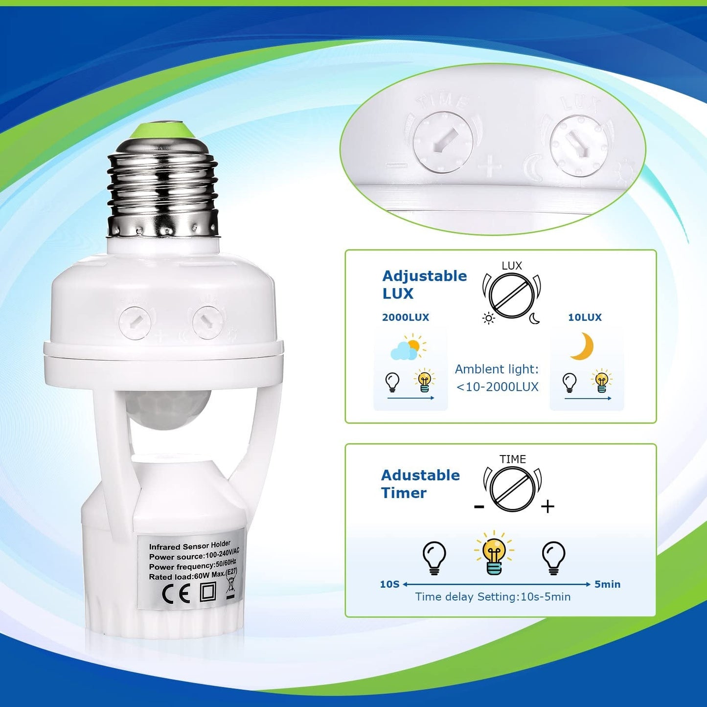 Motion Sensor Bulb Holder Upto 50% OFF