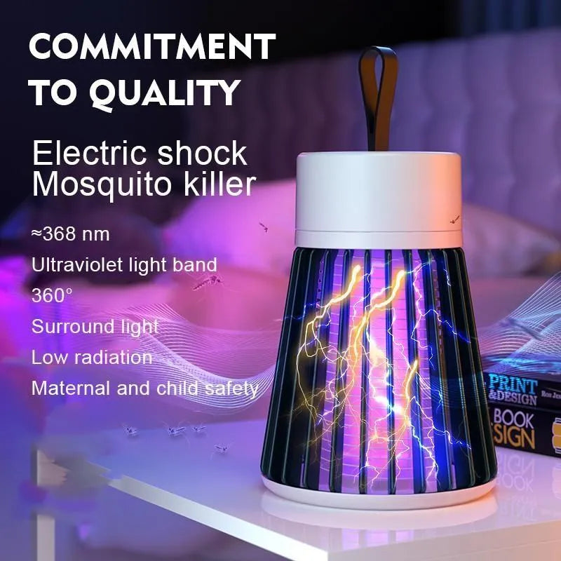 Electric Shock Mosquito Killer Lamp USB Fly Trap Zapper Insect Killer