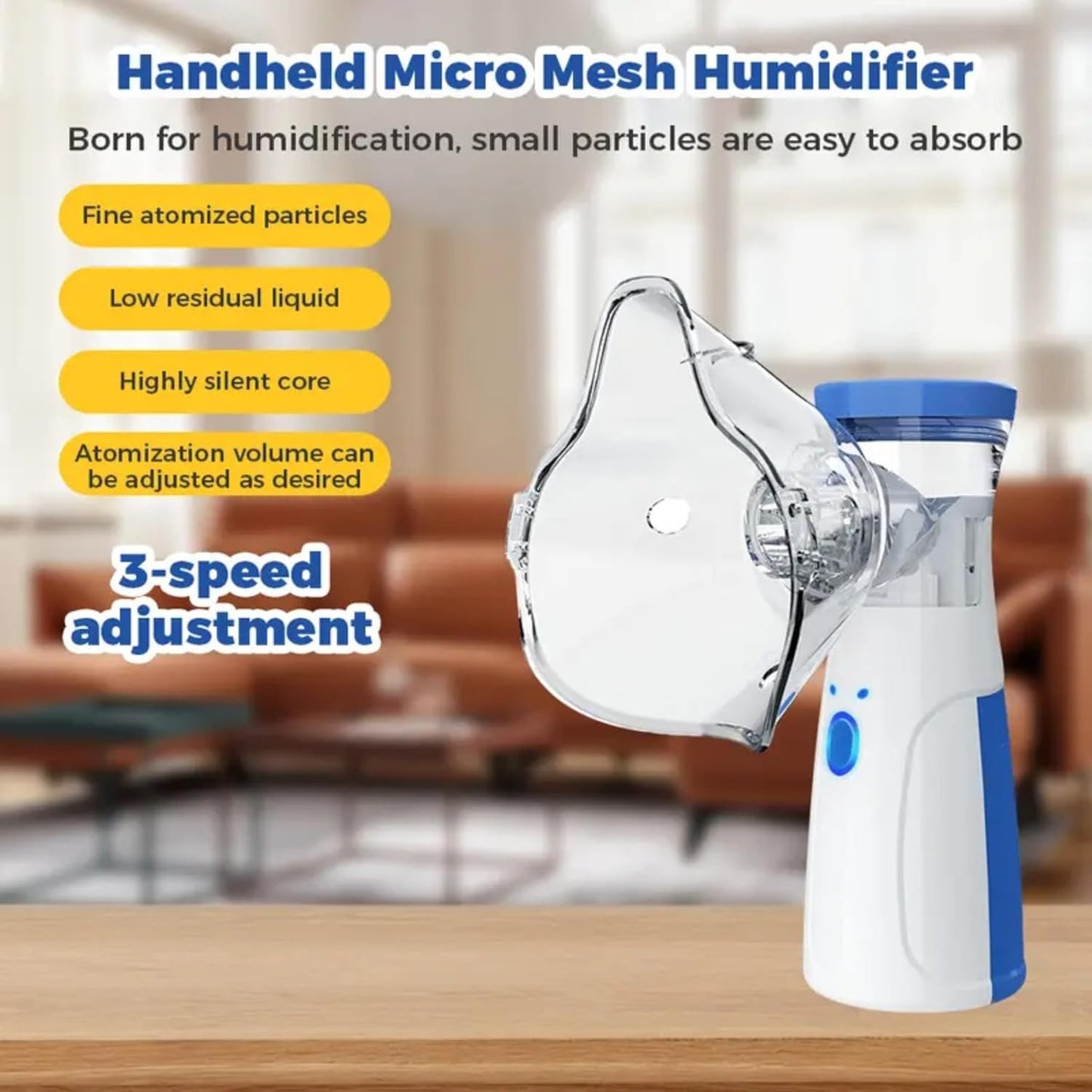 FREE HOME DELIVERY - Portable Mesh Nebulizer FDA Approved