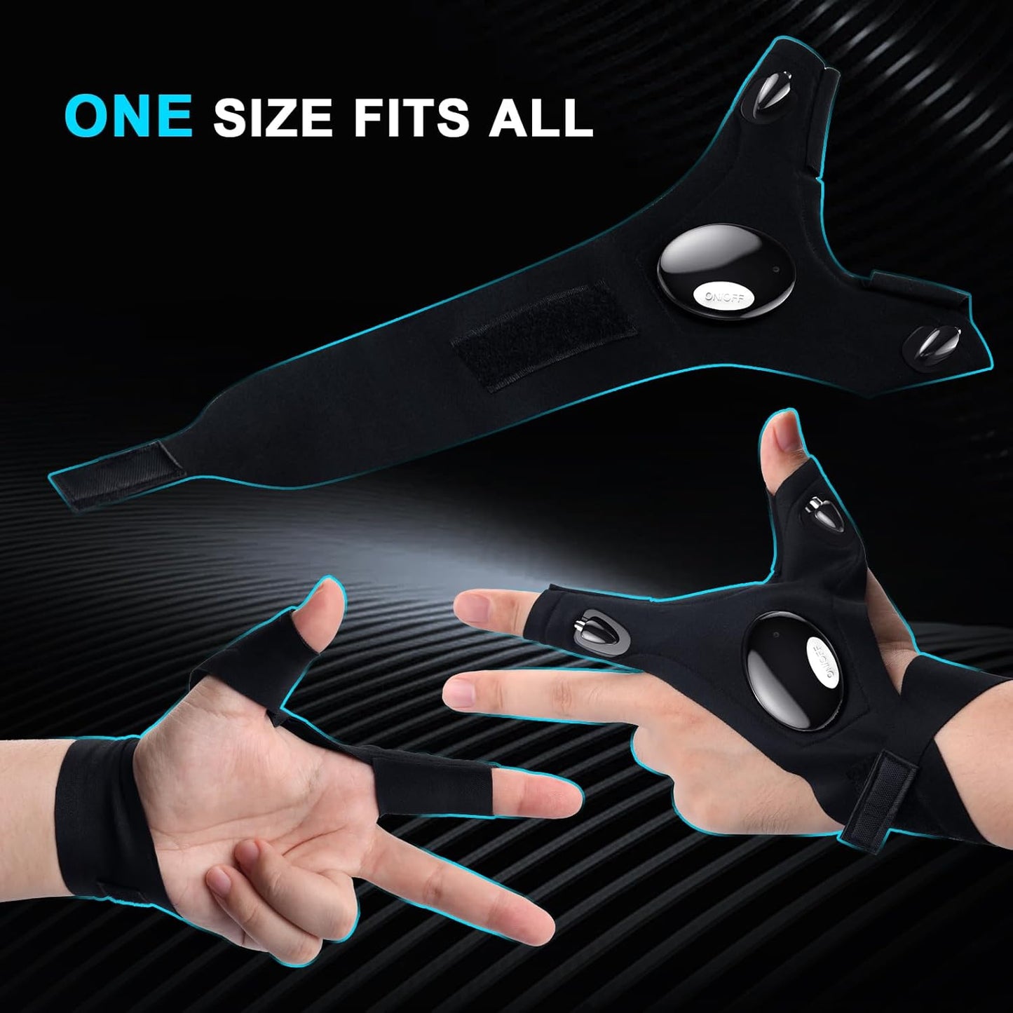 LED Flashlight Gloves