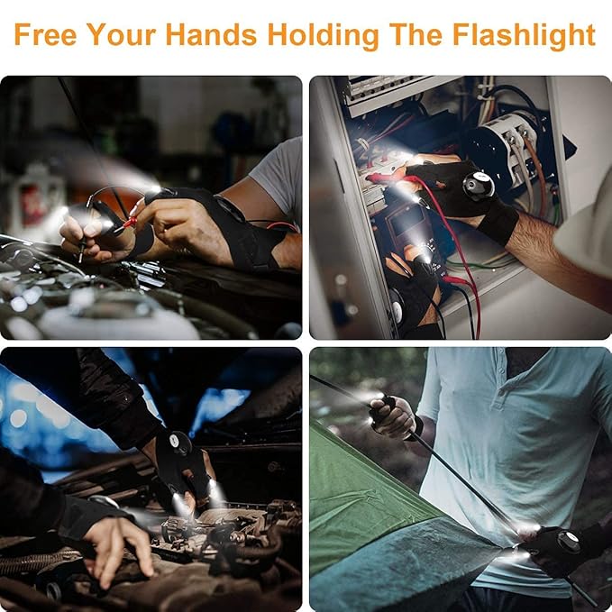 LED Flashlight Gloves