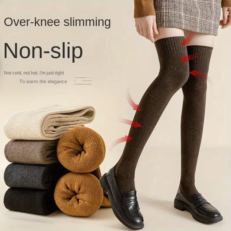 1 Pair Winter High Socks for Men and Women