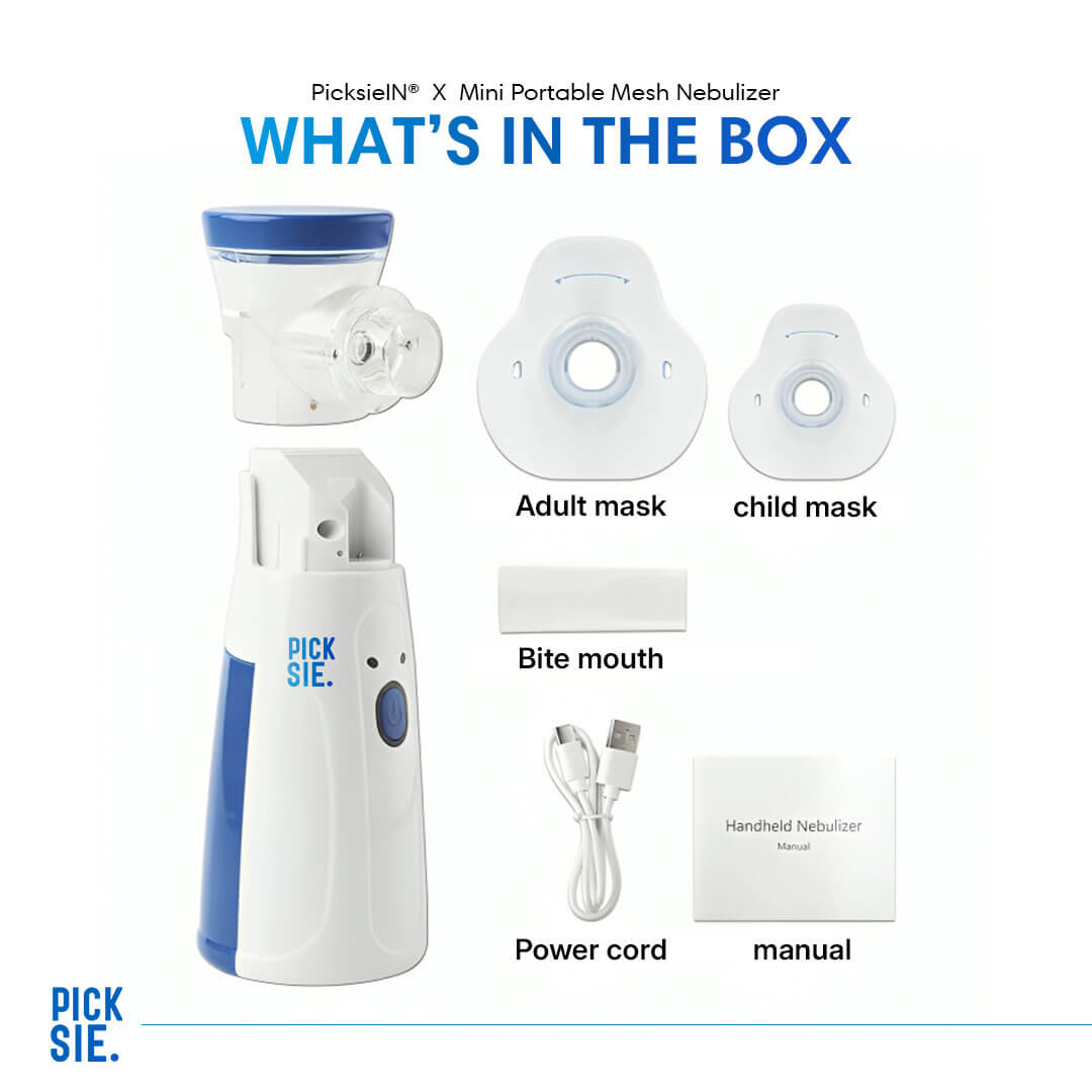 FREE HOME DELIVERY - Portable Mesh Nebulizer FDA Approved