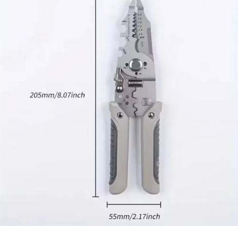 Professional 15-in-1 Multi-Functional Electrician Pliers – Heavy Duty Wire Stripper, Cutter, and Crimping Tool