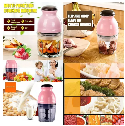 Mini Electric Food Chopper – Portable 250ml Wireless Food Processor & Garlic Mincer with USB Rechargeable Battery