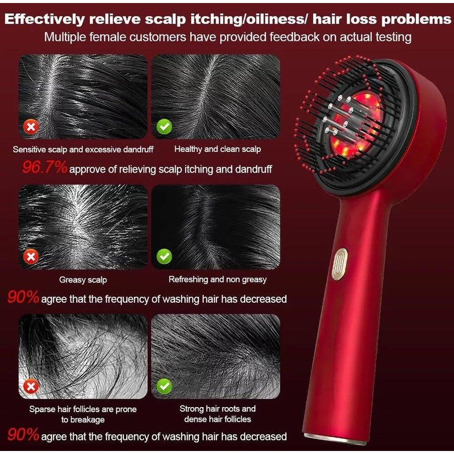 💆‍♂️ Electric Scalp Massage Comb Hair Growth Brush | Up to 45% OFF 🔥