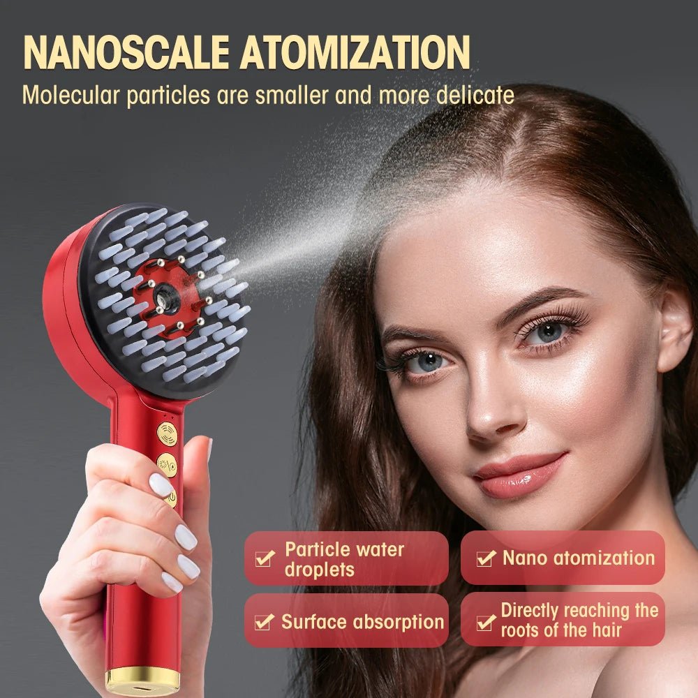 💆‍♂️ Electric Scalp Massage Comb Hair Growth Brush | Up to 45% OFF 🔥