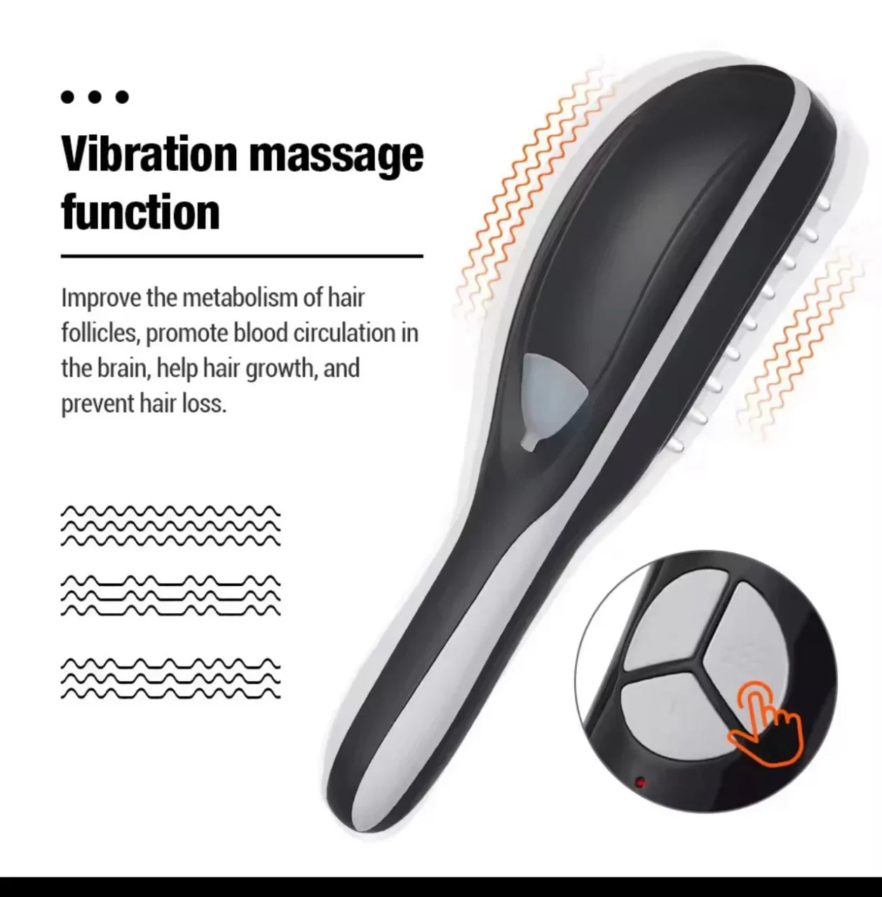 USB Electric Hair Massage Comb | (Free Home Delivery)