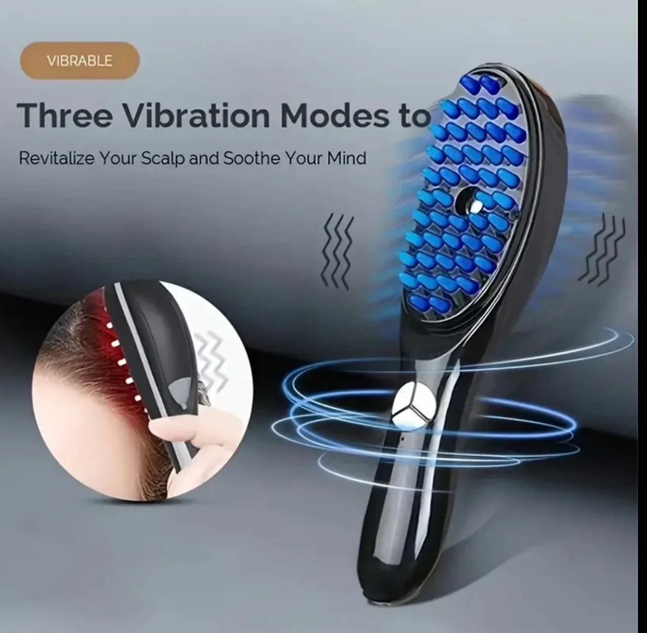 USB Electric Hair Massage Comb | (Free Home Delivery)
