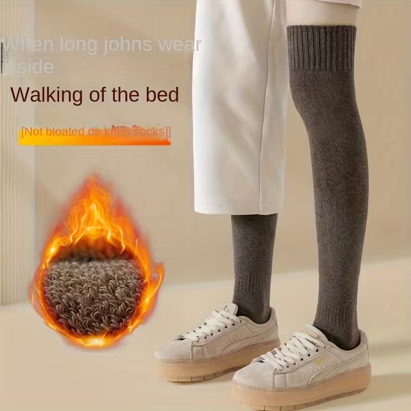 1 Pair Winter High Socks for Men and Women