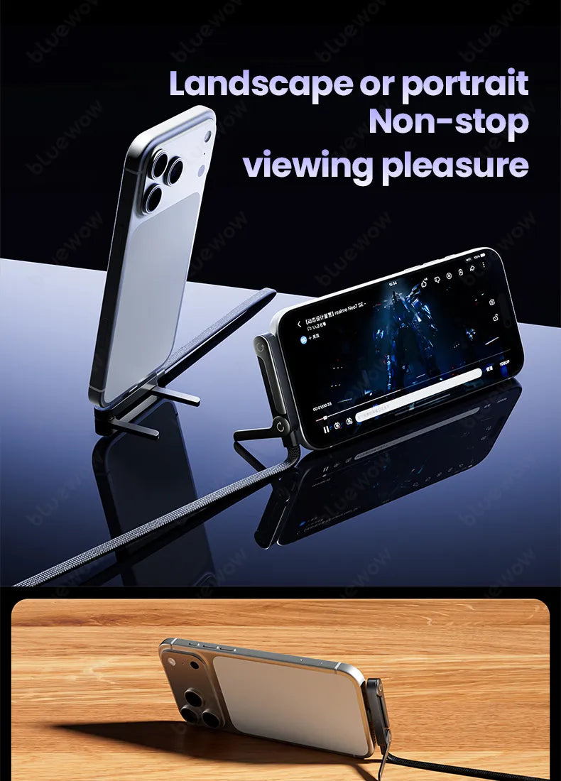 Type-C to Type-C 240W  Fast Charge Cable With Mobile  Stand