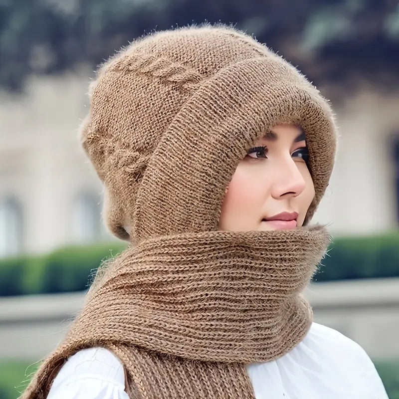 Cozy 2-in-1 Winter Beanie & Scarf