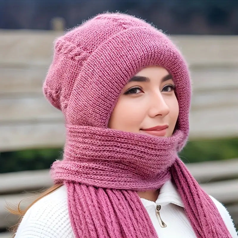 Cozy 2-in-1 Winter Beanie & Scarf
