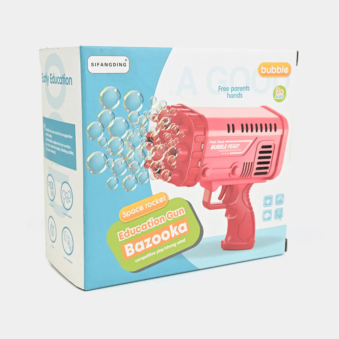 Electric Bubble Gun Machine Toy for Kids – Automatic Handheld Bubble Maker – Outdoor Fun Party Gift for Toddlers & Children