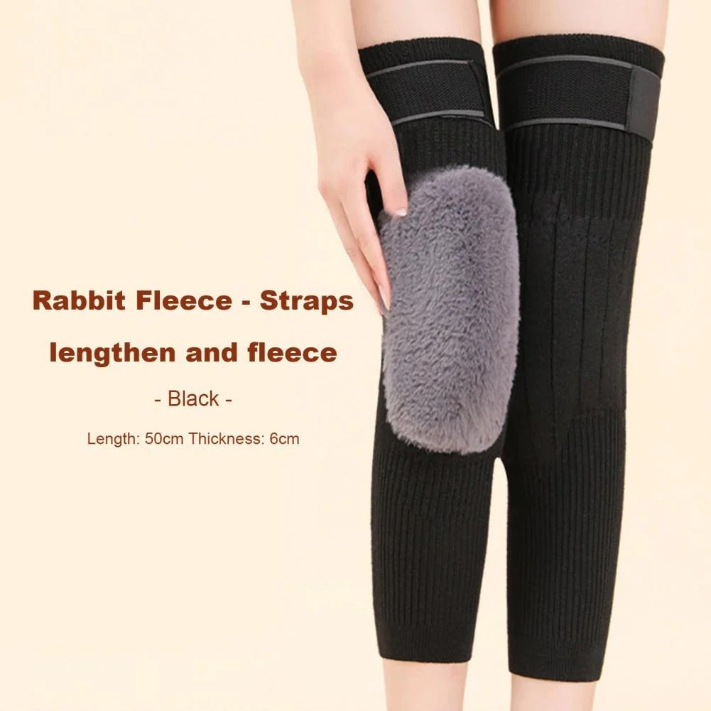 🔥 2 Pcs Premium Winter Knee Warmers – With Adjustable Belt for Pain Relief- Free Delivery